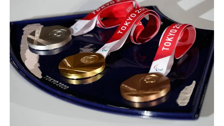 The Tokyo 2020 Paralympic medals (Getty).