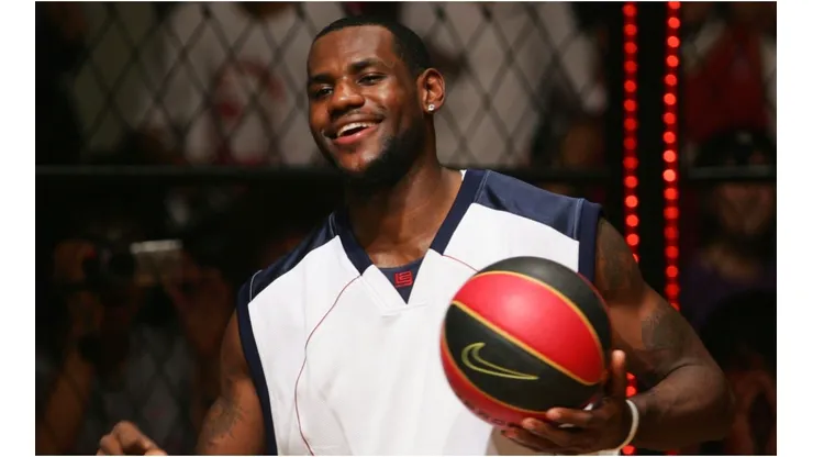 LeBron James in his rookie year. (Getty)