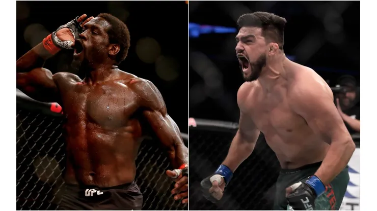 Jared Cannonier (left) and Kelvin Gastelum will step into the octagon on UFC Fight Night. (Getty)