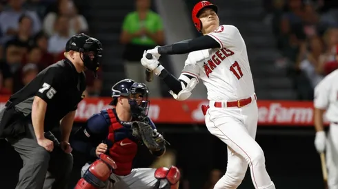 Shohei Ohtani vs. Indians. (Getty)