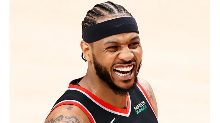 Carmelo Anthony has joined the Lakers hoping to win his first NBA ring. (Getty)