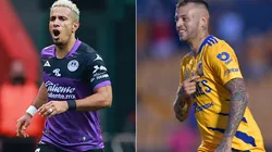 Camilo Da Silva of Mazatlan (left) and Nicolas Lopez of Tigres UANL. (Getty)