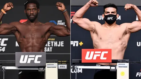 Jared Cannonier (left) and Kelvin Gastelum (Getty).