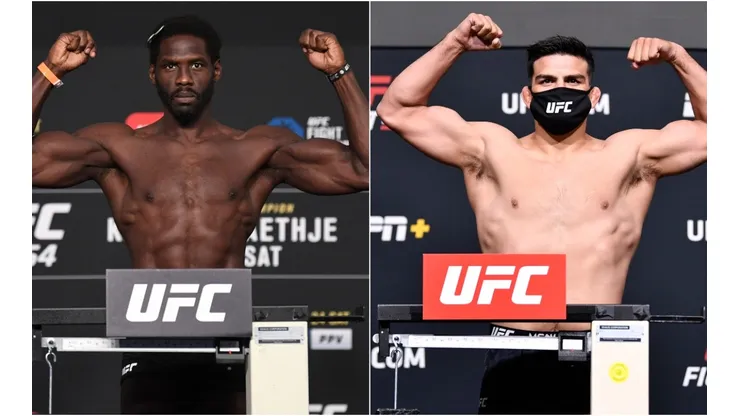 Jared Cannonier (left) and Kelvin Gastelum (Getty).