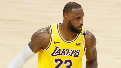 LeBron James has weighed in on the NBA 2K22 player ratings. (Getty)