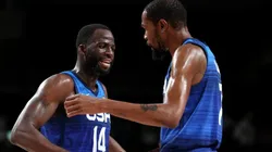 Draymond Green & Kevin Durant. (Getty)