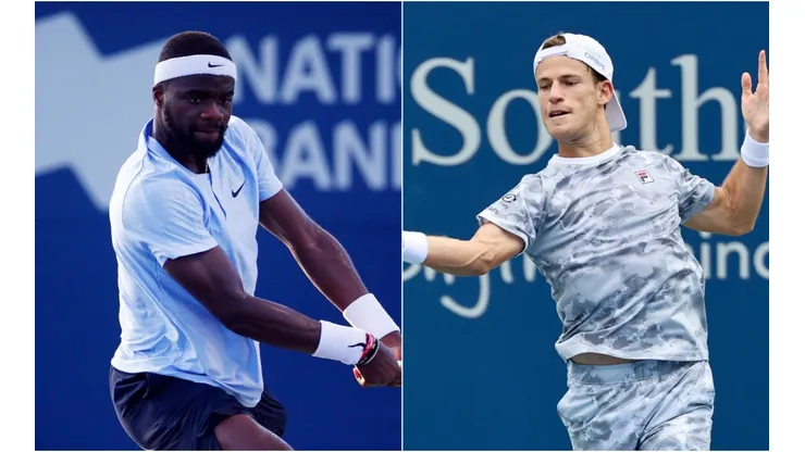 Frances Tiafoe (left) and Diego Schwartzman (Getty).