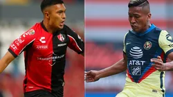 Christopher Trejo of Atlas (left), and Pedro Aquino of Club America (right). (Getty)
