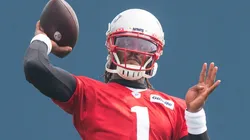 Cam Newton doesn't have the New England Patriots starting QB role guaranteed. (Getty)