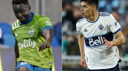 Cristian Gutierrez of Minnesota United (Left) and Yeimar Gomez of San Jose Earthquakes (Right) (Getty)