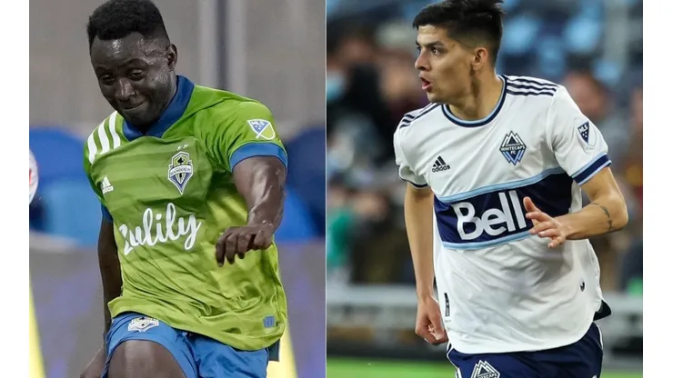 Cristian Gutierrez of Minnesota United (Left) and Yeimar Gomez of San Jose Earthquakes (Right) (Getty)