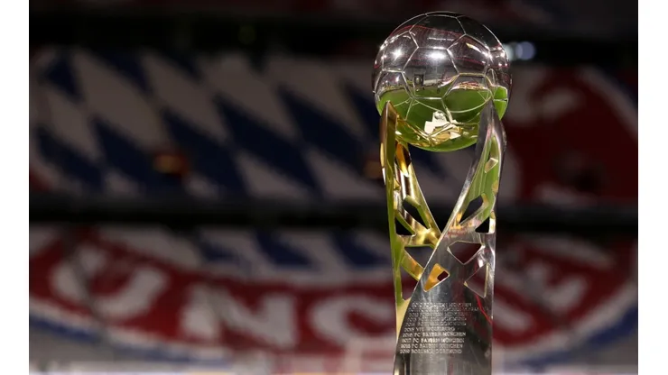 The DFL Supercup trophy (Getty).