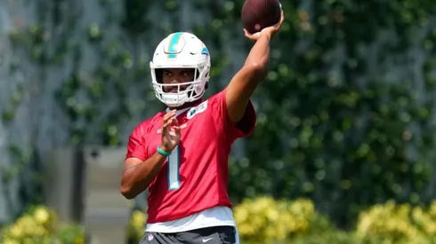 Tua Tagovailoa at the Miami Dolphins Training Camp 2021 (Getty)
