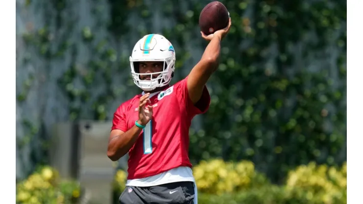 Tua Tagovailoa at the Miami Dolphins Training Camp 2021 (Getty)