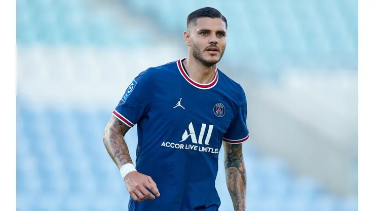 Mauro Icardi would start again for PSG after scoring against Troyes in the opening round of the Ligue 1 2021-2022. (Getty)