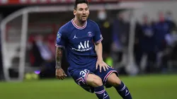 Lionel Messi in his first match with PSG (Twitter: @PSG_Inside)