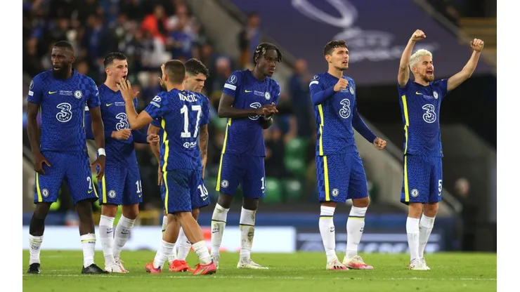Chelsea won the 2021 UEFA Super Cup on penalties against Villarreal. (Getty)