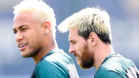 Neymar and Lionel Messi are ready to play together for PSG in the 2021-2022 season. (Getty)