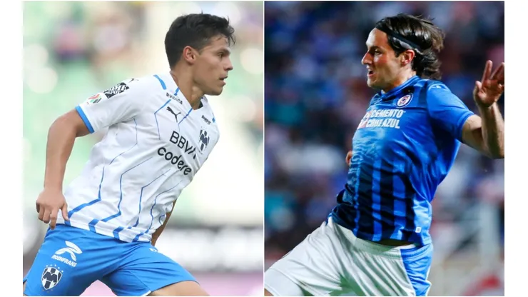 Alfonso Gonzalez of Monterrey (left) and Santiago Gimenez of Cruz Azul (Getty).