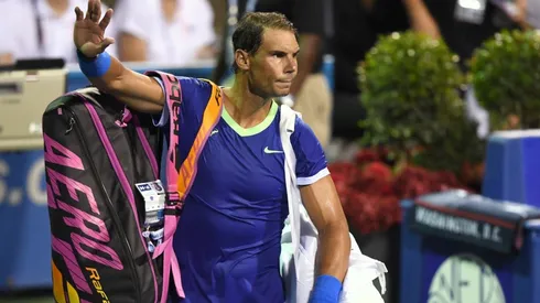 Rafael Nadal during the Citi Open in Washington DC (Getty).