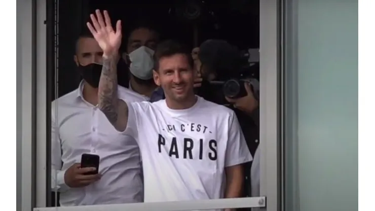 Lionel Messi in Paris.