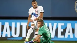 Kylian Mbappé during PSG debut at Ligue 1 (Twitter: @PSG_espanol).