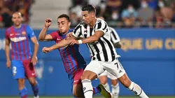 Cristiano Ronaldo and Serginho Dest at Johan Cruyff Stadium (Twitter: @juventus_es).