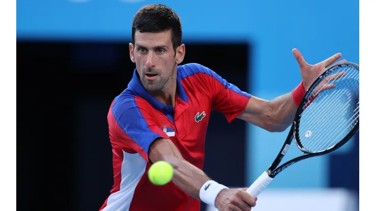 Novak Djokovic at the Tokyo 2020 Olympic Games (Getty).