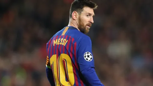Lionel Messi's iconic number 10 jersey in Barcelona could be taken by someone else from now on. (Getty)