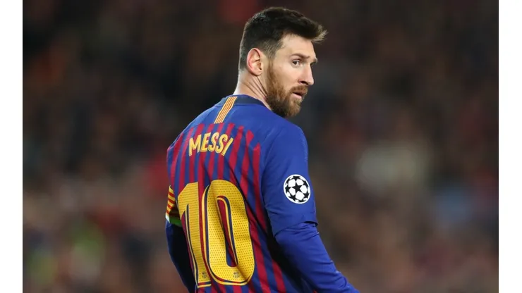 Lionel Messi's iconic number 10 jersey in Barcelona could be taken by someone else from now on. (Getty)