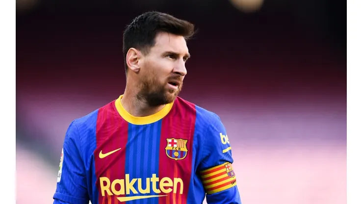 Lionel Messi will address the press after the announcement of his departure from Barcelona (Getty).