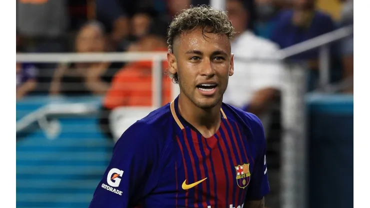 Neymar in action with Barcelona. (Getty)