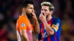 Sergio Aguero joined Barcelona aiming to meet with Lionel Messi, but his friend won't continue at the Spanish giants. (Getty)