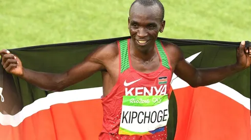 Eliud Kipchoge will try to defend his Olympic gold medal at Tokyo 2020. (Getty)
