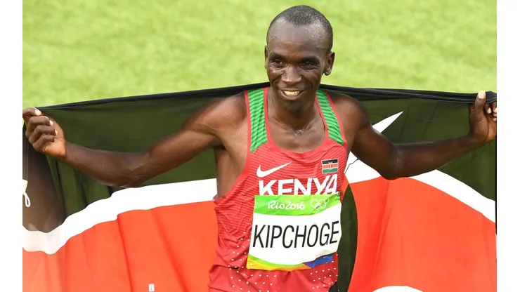 Eliud Kipchoge will try to defend his Olympic gold medal at Tokyo 2020. (Getty)