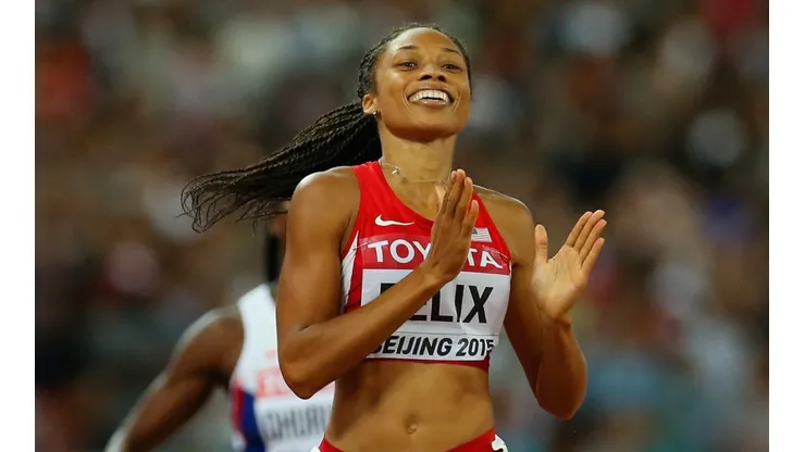 Allyson Felix of the United States (Getty).