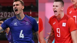 Jean Patry of France (left) and Ivan Iakovlev of ROC (right). (Getty)