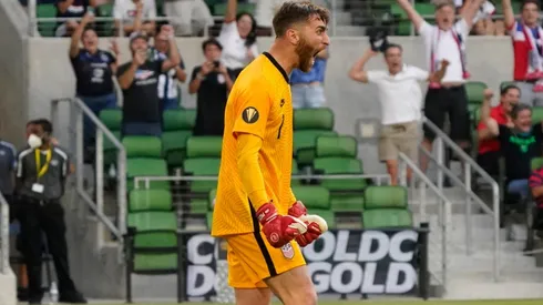 Matt Turner has been unbreakable in the 2021 Gold Cup to help the USA win the title. (Getty)