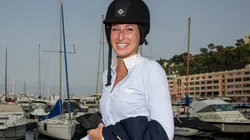 Jessica Springsteen attends the Monaco International Jumping. (Getty)