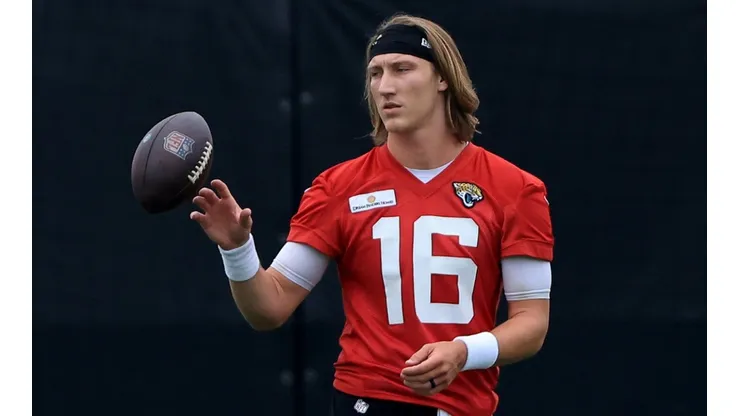 Fans are eager to watch No. 1 overall pick Trevor Lawrence in action with the Jaguars at the 2021 NFL Preseason. (Getty)