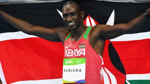 David Rudisha of Kenya (Getty).