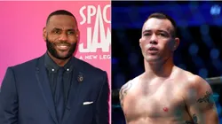 LeBron James (left) & Colby Covington. (Getty)