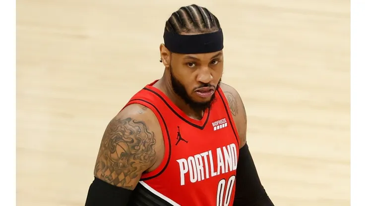 Carmelo Anthony will reportedly join the Lakers for the 2021/22 NBA season. (Getty)