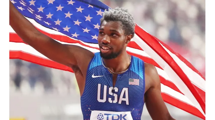Noah Lyles is one of the favorites to win the 200m Olympic gold (Getty).