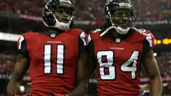 Julio Jones & Roddy White. (Getty)