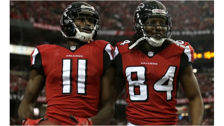 Julio Jones & Roddy White. (Getty)