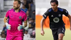 Nick Marsman of Inter Miami (left) and Ahmed Hamdi of CF Montreal (right). (Getty)