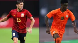 Oscar Girl of Spain (Left), and Amad Diallo of Ivory Coast (Right).