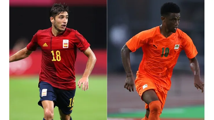 Oscar Girl of Spain (Left), and Amad Diallo of Ivory Coast (Right).