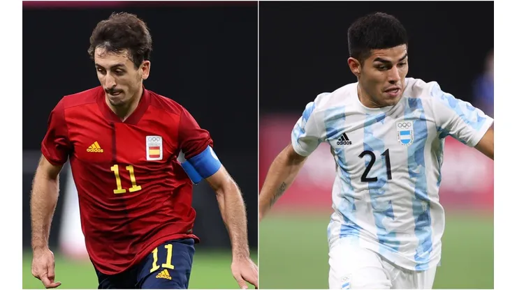 Mikel Oryazabal of Spain (left) and Carlos Valenzuela of Argentina (Getty).